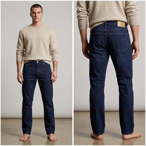 Jeans calvin klein uomo gamba - calvin,