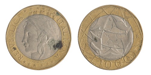 Italy 1000 lire 1997 - lire,, 1997-2001,