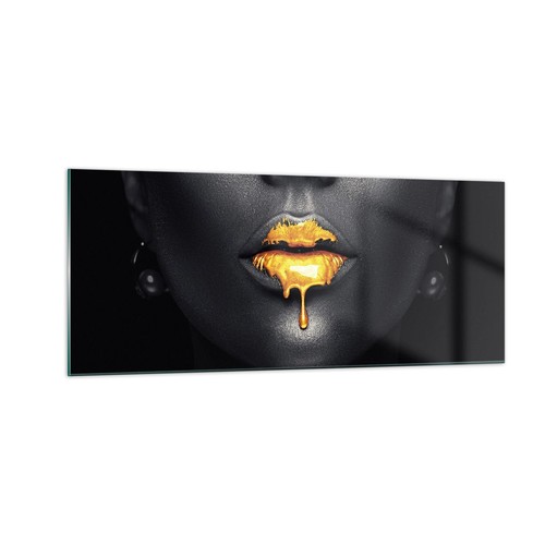 Quadro vetro 100x40cm oro - quadro,