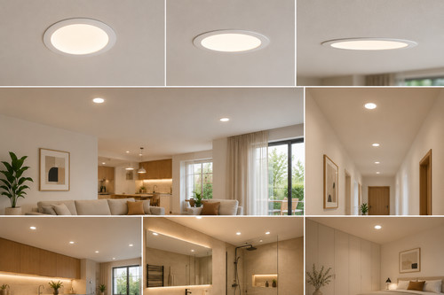 Pannello led incasso 12w - pannello,