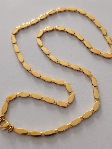 Collana 4mm maglie ovali - collana,