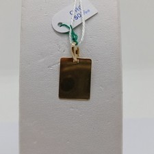 CIONDOLO MEDAGLIA PIASTRINA IN