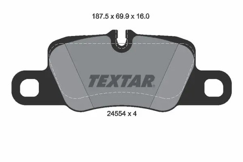 Pastiglie freno 2455402 textar - pastiglie,