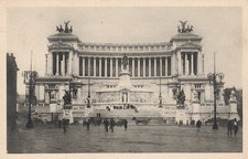 CARTOLINA DI ROMA ,COSULICH LINE - MONUMENTO A VITTORIO EMANUELE - HOTEL MAJESTI