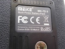 Meike MK-7Dii 7d mark ii pacco
