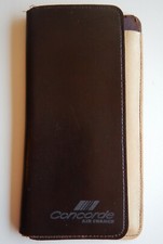 Concorde Air France Leather Ticket Holder -  vintage rare