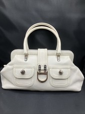 Dior Y2k White Flight Bag Satchel Doctor Pocket 2000s
