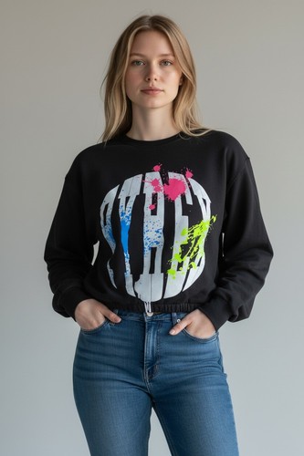 Pyrex felpa oversize corta
