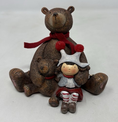 Brown bears girl cute - brown, winter