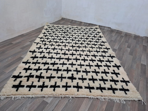 Tappeto marocchino bianco - , e