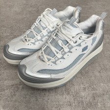 Scarpa da passeggio Skechers donna Shape-ups NextLevel comfort platform bianco argento 8,5