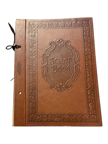 Vintage 1950s scrapbook with - vintage,