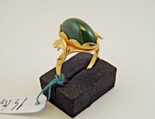 ANELLO EPOCA ANNI '40 ORO ROSSO E GIADA  GOLD RING VINTAGE GIADE STONE