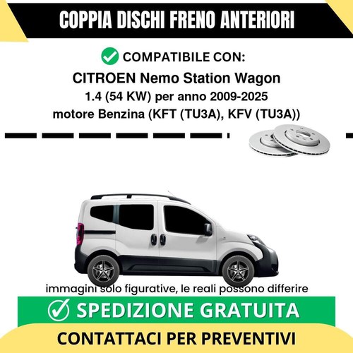 Coppia dischi freno anteriori - dischi,