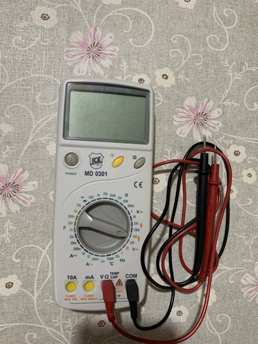 Tester ice 0301 multimetro - md,