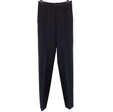 Pantaloni neri N8 MILANO donna pantaloni in tessuto eleganti DE 32 XXS lana Np 480 nuovi