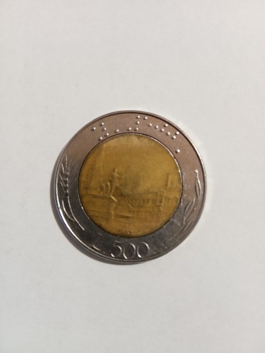 500 lire del 1987 errore - , di
