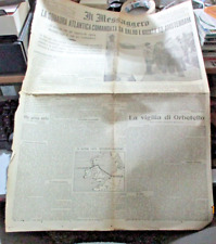 BALBO TRASVOLATA ATLANTICA su prima pagina MESSAGGERO 2/7/1933