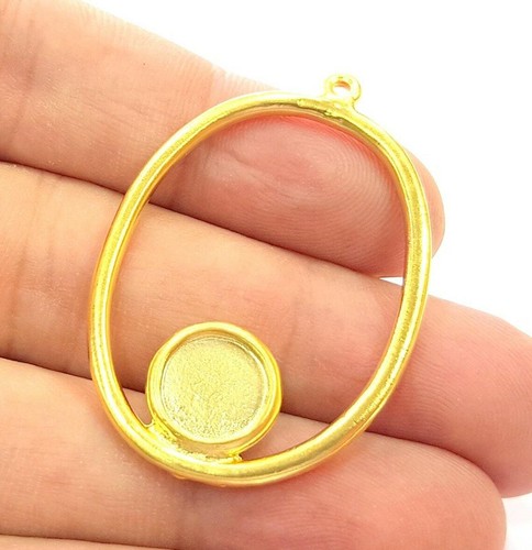 Pendente placcato oro vuoto - oro,