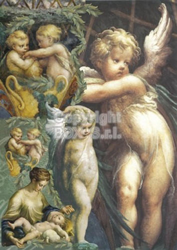 Carta decoupage angeli - carta,