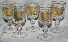 5 Bicchieri Sherry Cristallo