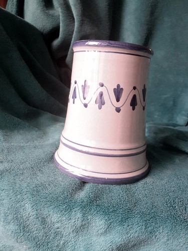 Vaso ceramica zinci deruta - vaso,