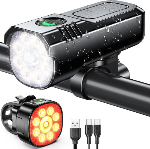 Luci bicicletta led 8 - led,, [8+7
