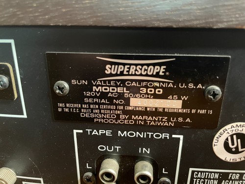 Vintage superscope marantz - vintage,