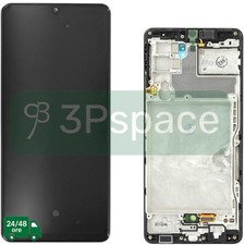 Display LCD Originale Samsung Service Pack per A42 5G con frame Nero SM-A426F