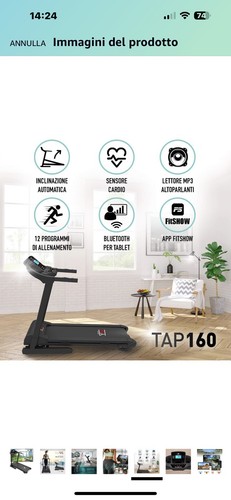 Tapis roulant tap160 pro - tapis,