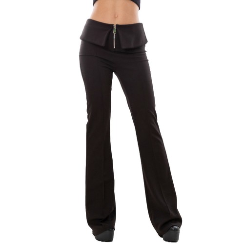 Pantaloni donna zampa vita - donna,