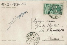 STORIA POSTALE COLONIE