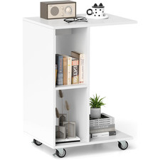 Tavolino a Forma Di C Ruote