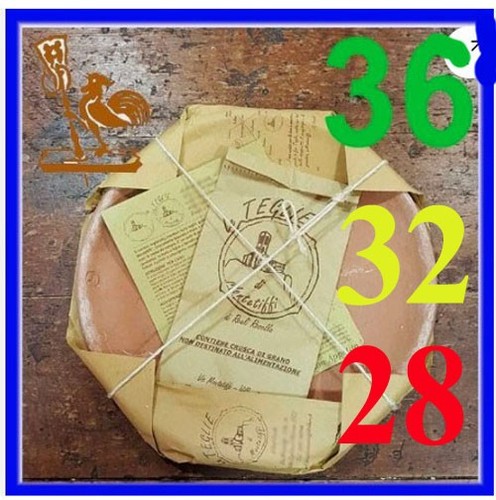 Teglia monte tiffi terracotta - teglia,