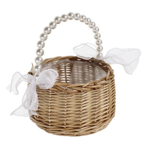 Piccolo cestino vimini con - cestino,