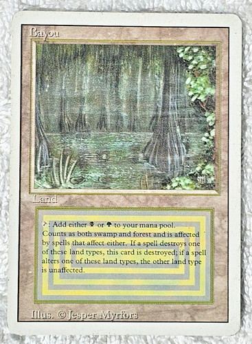 Mtg bayou revised - dual, lp