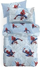 Trapunta Caleffi Spiderman Manhattan Piumone Invernale letto singolo puro cotone