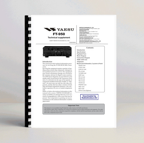 Yaesu 950 manuale di - ft-950,