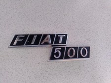 Targhetta Fiat 500 Vintage