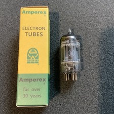 Amperex 12AX7 ECC83 Tubo piastra lunga mC6 lamina D-Get Bugle Boy 12AX7A B339 7025 D