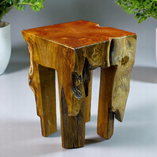 Tavolino legno radica teak - in,