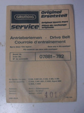 Grundig Antriebsriemen in