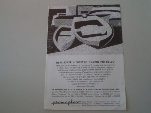 Advertising pubblicità 1961 - advertising,