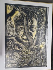 Poster serigrafato wolf man - poster,