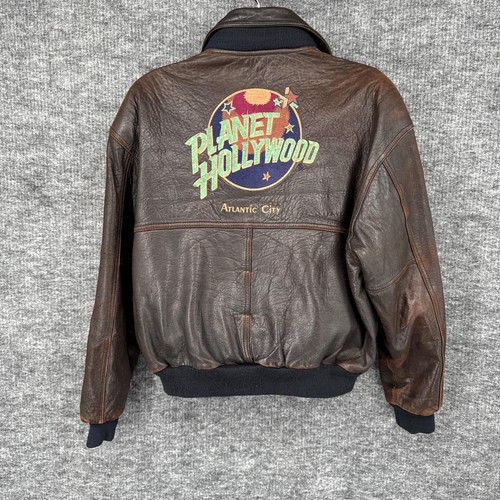 Giacca pelle vintage planet - pelle,