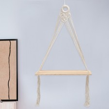  Macrame Woven Wall Shelf Decorative Tapestry Assicatore sospeso Ara ad arazzo