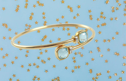 Bracciale pomellato nudo - bracciale,
