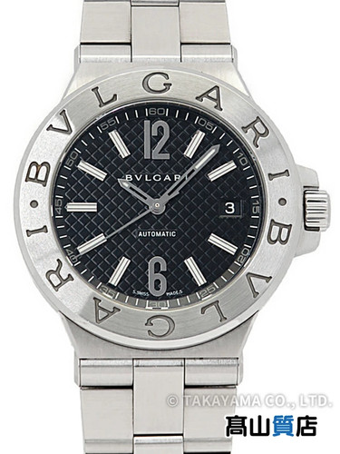 Bvlgari diagono dg40s - diagono, black