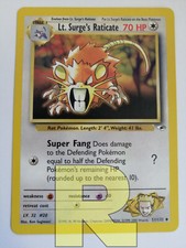 Lt. Surge's Raticate ® Gym