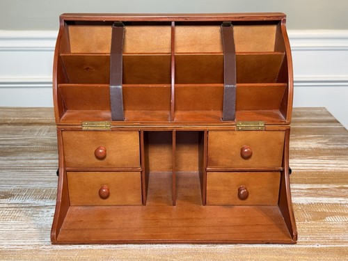Portable wooden travel desk - wooden,